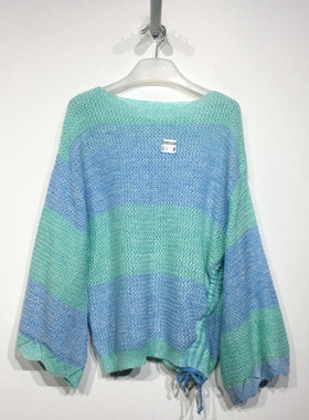 潮系列 D98404 时尚针织衫品牌女装折扣