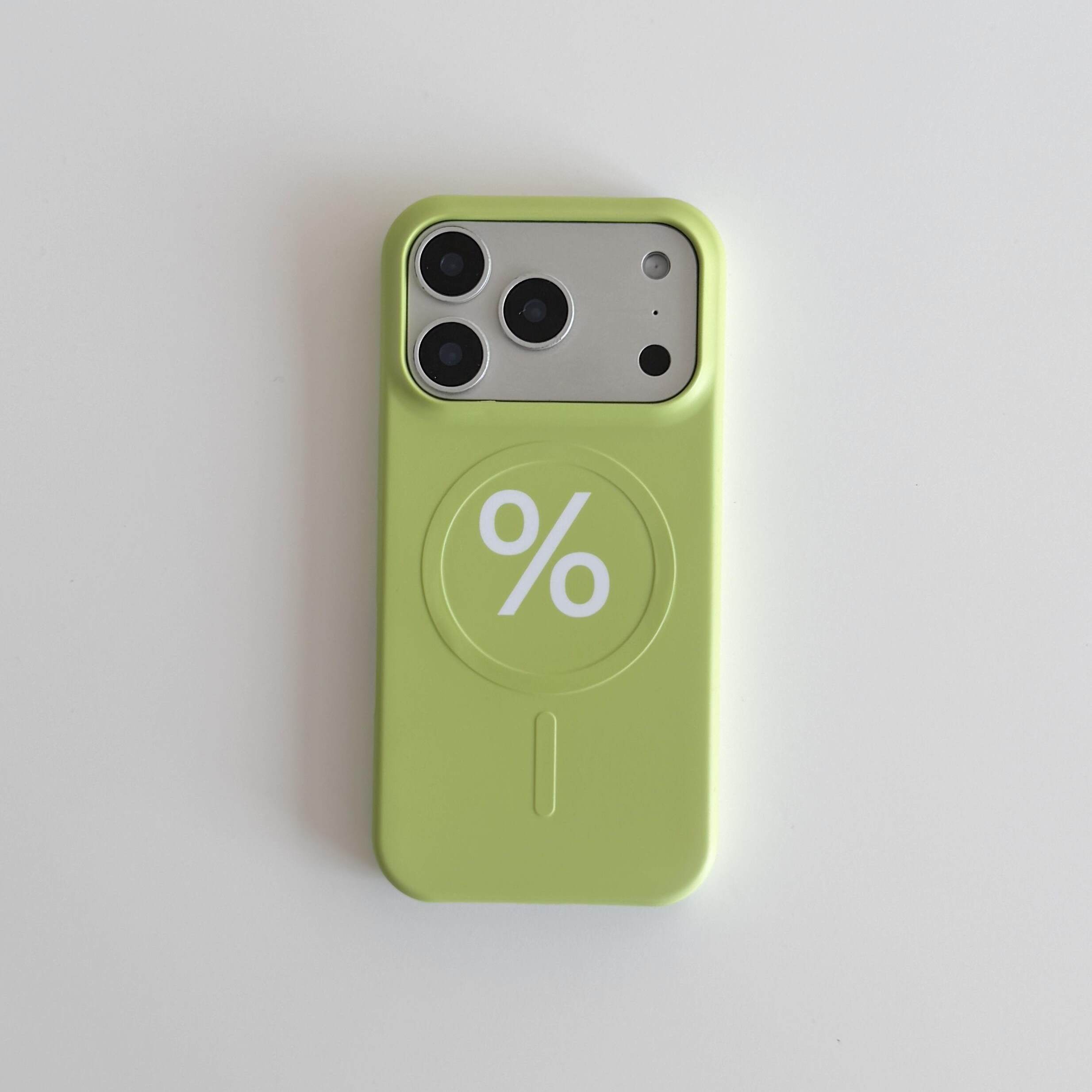 韩国高级感百分号极简开心果绿适用iphone16pro手机壳苹果17新款15创意14pro女款17超火15promax防摔保护套