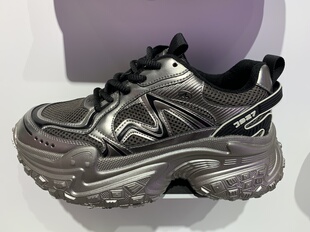 回力女鞋加绒老爹鞋冬款透气增高休闲鞋子女2024新款厚底网鞋爆款