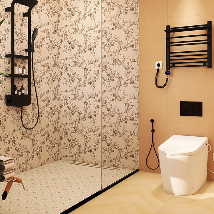 新款法式复古卫生间瓷砖奶油风花砖柔光微水泥厕所墙砖木纹地砖