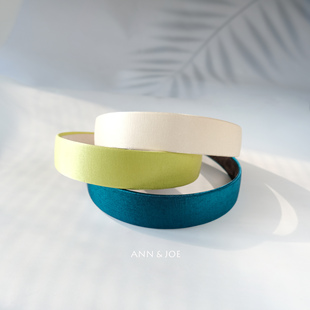 微光感简约超薄发箍 气质琉璃丝麻头箍压发无束缚感头饰 春夏新款