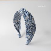 LeeManor发箍英国Liberty正版 进口品牌手工头箍气质宽边布艺发饰