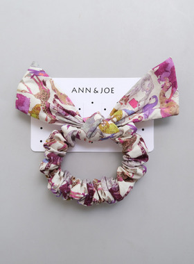 Liberty Queue for the zoo紫色动物园纯棉布艺发圈原创大肠圈