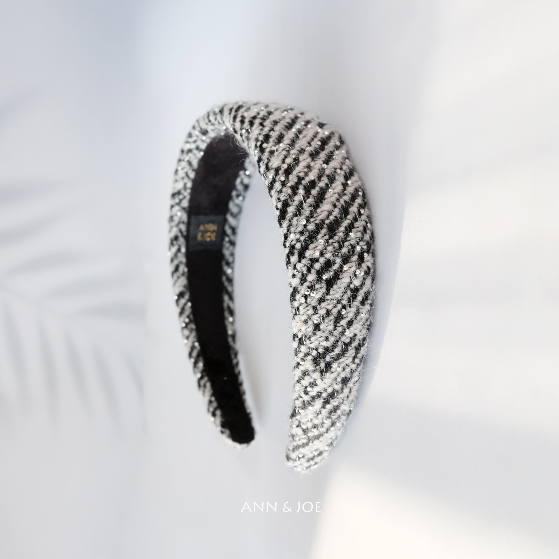 精致烫钻日系复古羊毛发箍