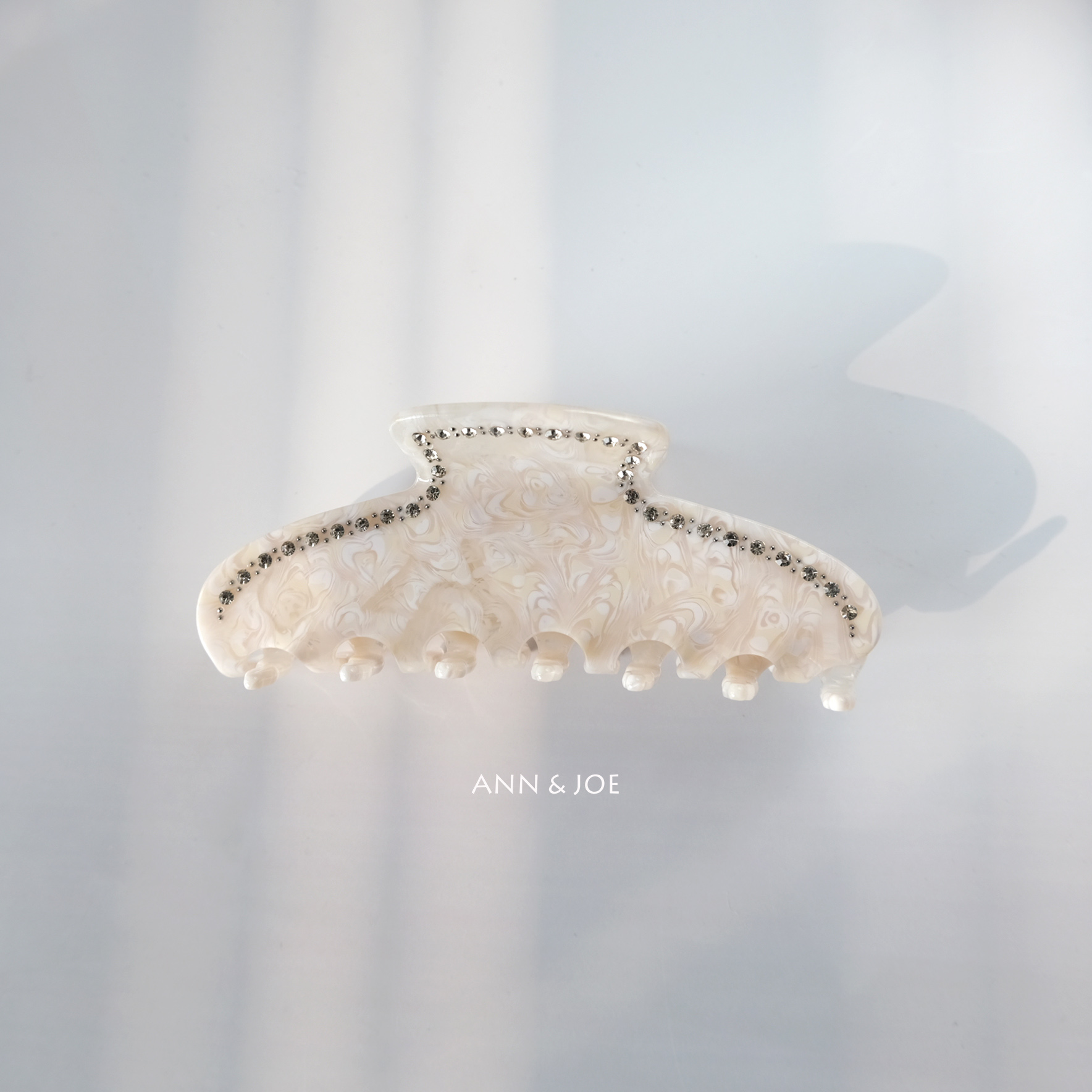 大号水钻日系醋酸抓夹