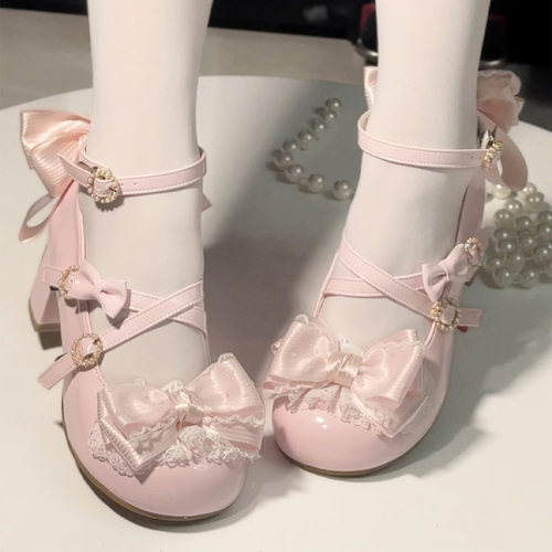 定金西柚原创lolita鞋中低跟lo鞋