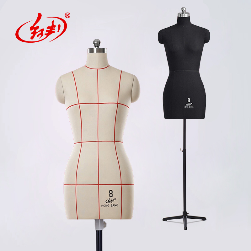 红邦制衣女欧美码标准直插针人台