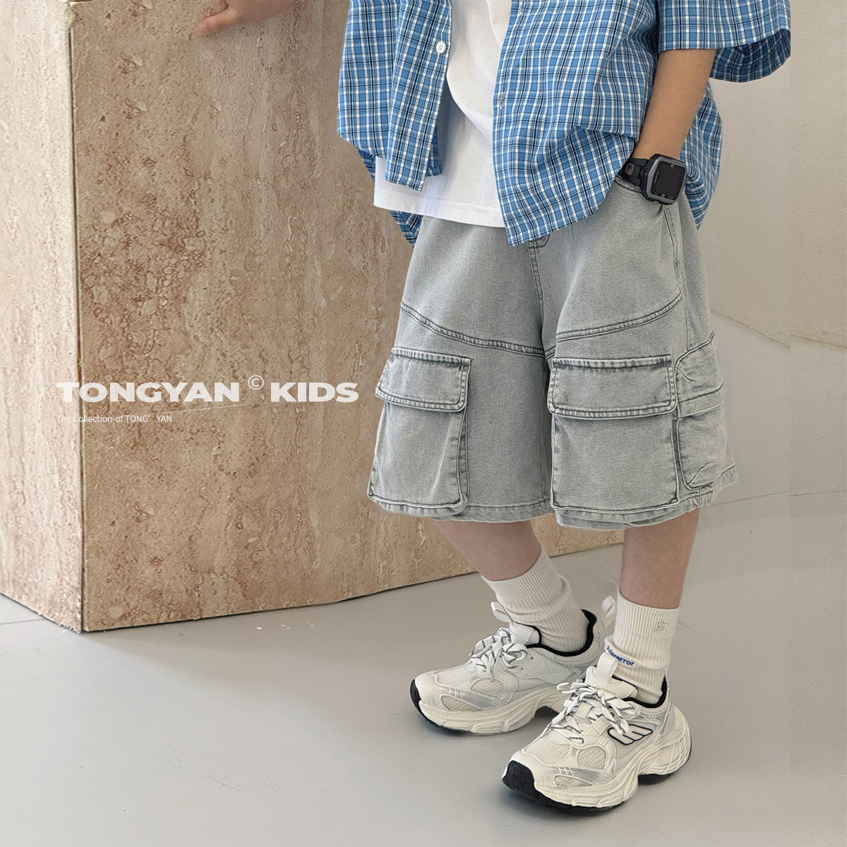 男童裤子2025夏装新款中大童宽松短裤薄款工装裤儿童天丝牛仔短裤,童装/婴儿装/亲子装,裤子,淘宝优惠券,粉丝福利购,淘宝优惠卷