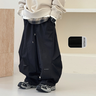 子2025冬装 加厚中大童休闲裤 新款 裤 潮 自制帅气儿童工装 男童加绒裤