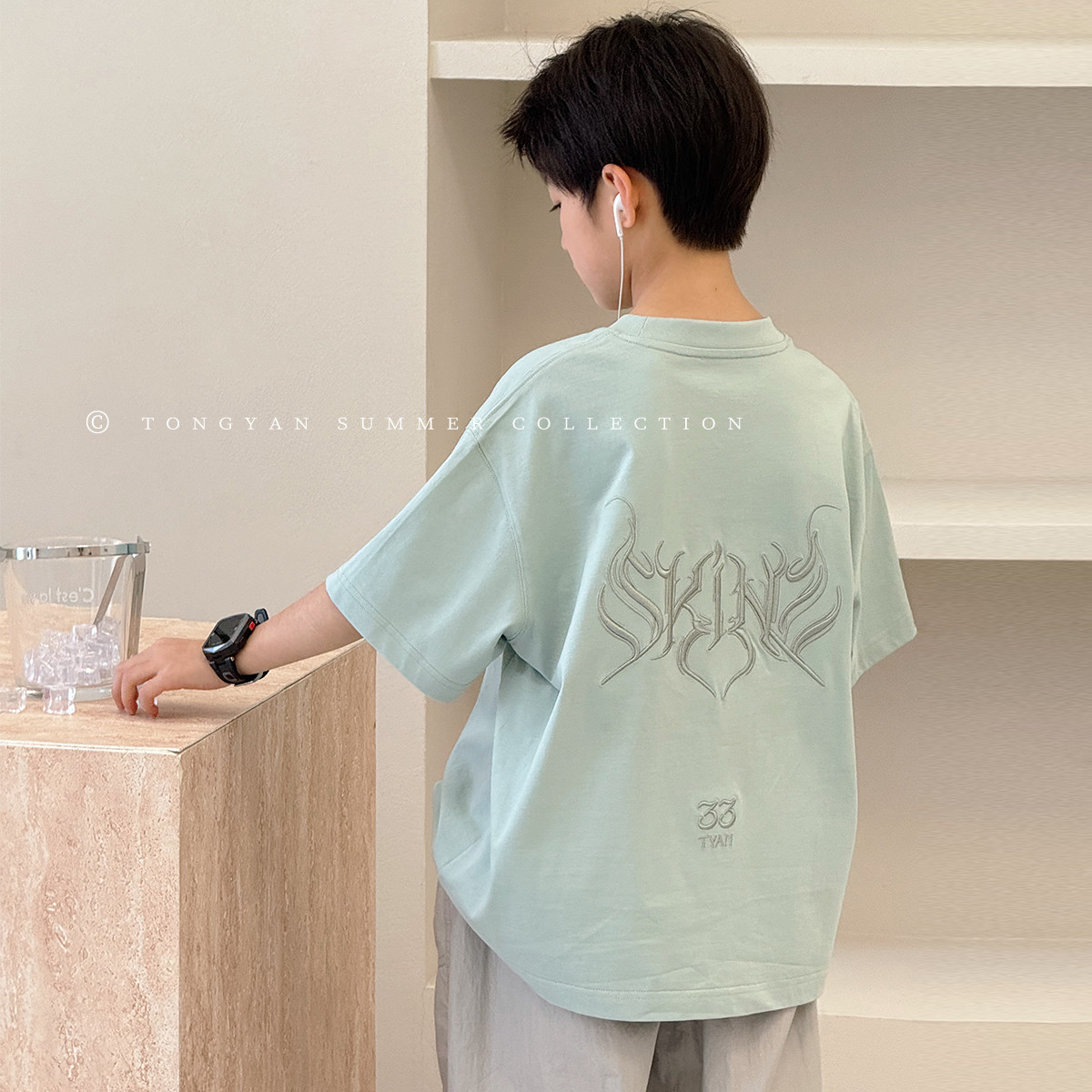 男童T恤短袖2025夏装新款自制儿童薄款上衣洋气男孩半袖儿童体恤,童装/婴儿装/亲子装,T恤,淘宝优惠券,粉丝福利购,淘宝优惠卷