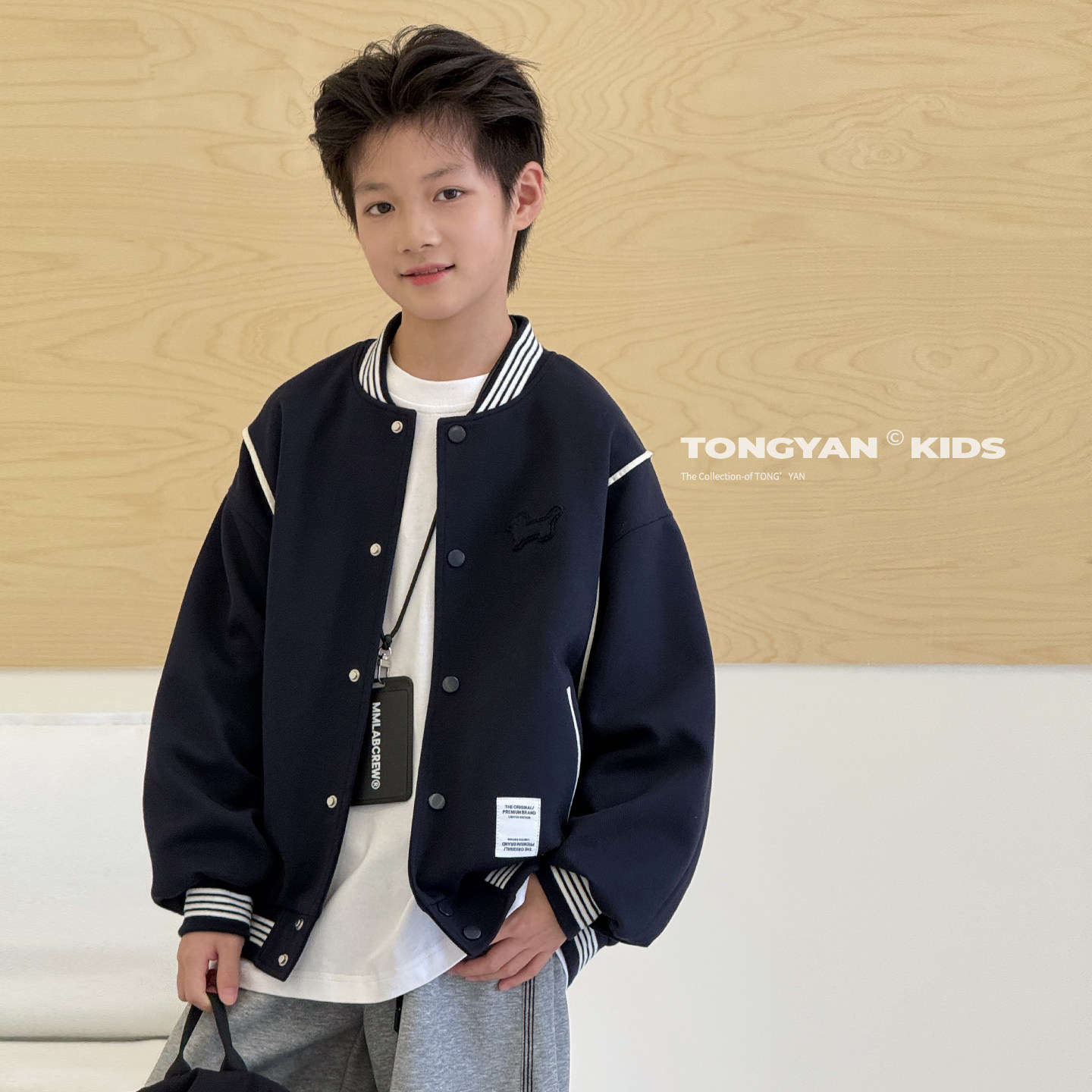 男童外套秋装韩版上衣儿童棒球服图片