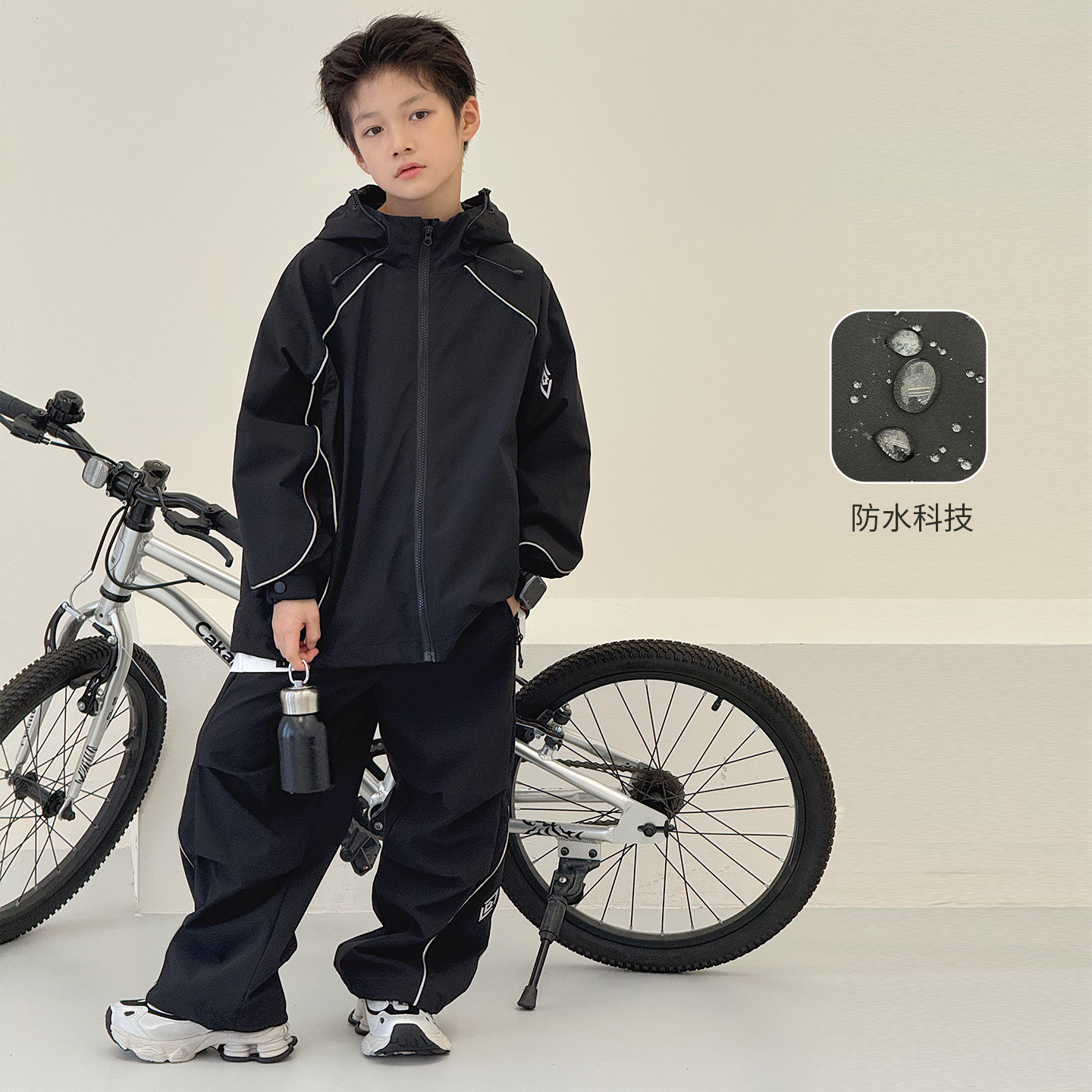 男童运动套装2025秋装新款中大童潮酷外套洋气长裤三防儿童两件套,童装/婴儿装/亲子装,套装,淘宝优惠券,粉丝福利购,淘宝优惠卷