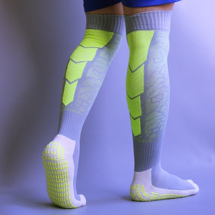 成人男专业毛巾踢球长筒袜实战比赛训练高筒足球袜防滑袜 50码