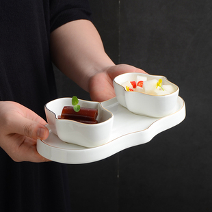 位上酒店小菜拼碟餐前菜小菜盘中式餐厅意境菜冷菜开胃菜陶瓷餐具