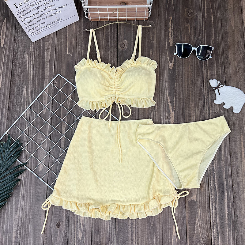 女分体泳衣多巴胺保守显瘦比基尼