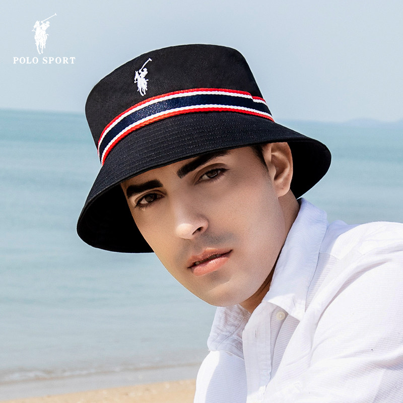Polo Sport大帽檐渔夫帽潮牌嘻哈夏季男帽子日系防晒太阳帽遮阳帽|msdalam kategori Aksesori/Belt kulit/Hat/Muffler, Hat - dari Buy2taobao.com untuk memberikan perkhidmatan ejen Taobao profesional membeli