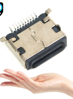 iphone 8Pmini  usb母座USB连接器母插接口PCB固定mini usb母头