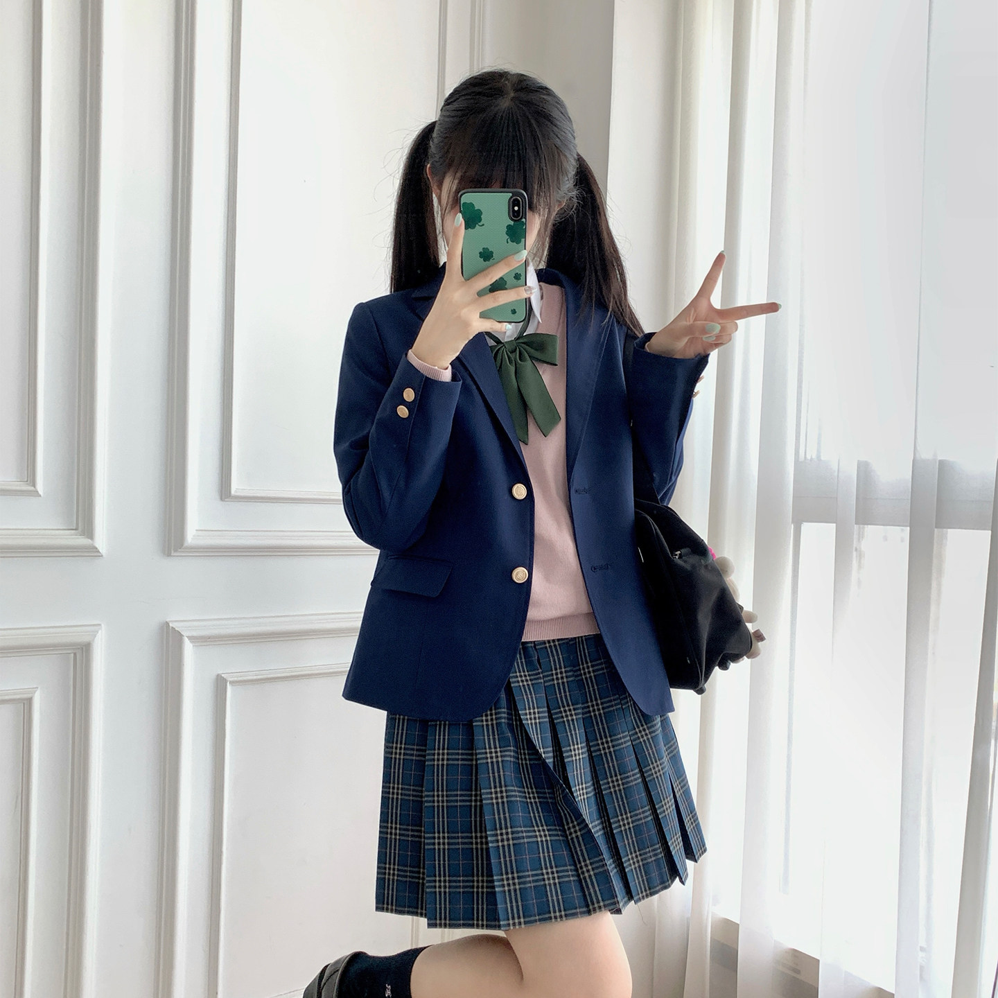 中牌制服馆 西服秋冬外套基础款原创JK制服英伦秋冬百搭多色西服