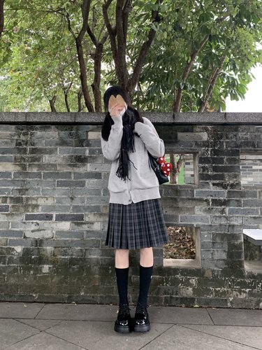 中牌制服馆 (芥绿)JK格裙原创校供JK百褶裙学院风TR面料百褶裙