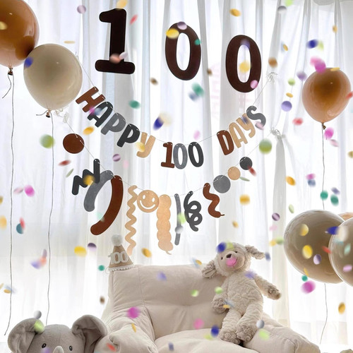 ins宝宝百天满月100天30天装饰复古仪式感简约拍照背景墙场景布置
