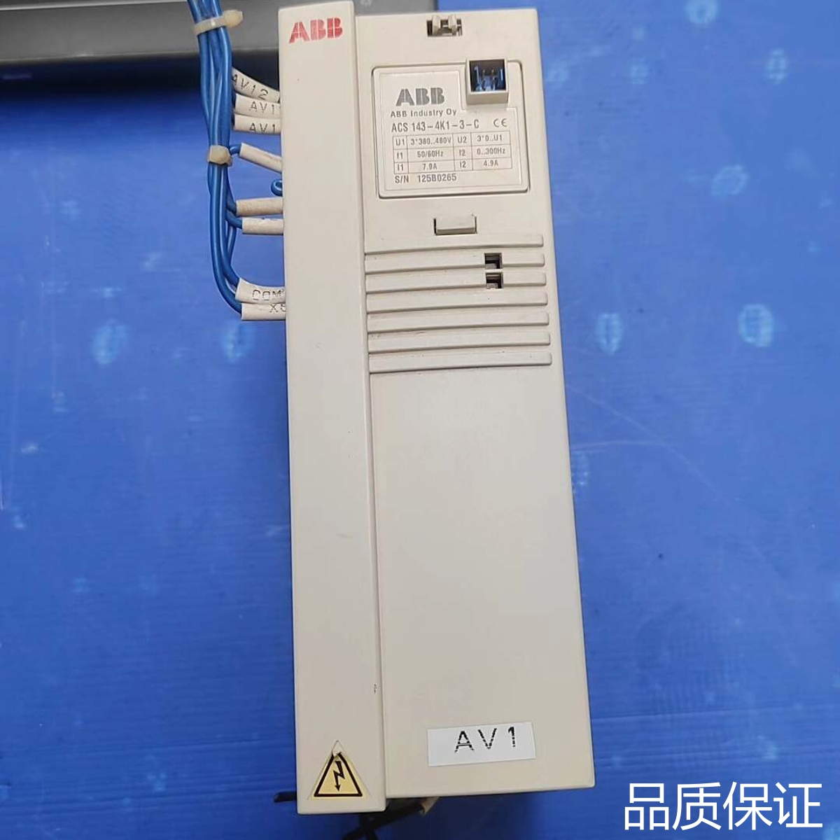 适配abb变频器，型号AcS143-4K1-3-c拆机剪线实物图询价