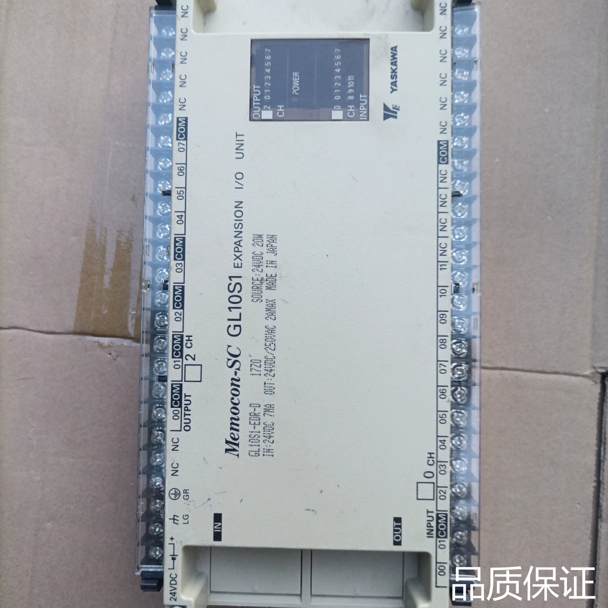 适配安川伺服驱动器Memocon-SC GL10S1，功能完好，议价