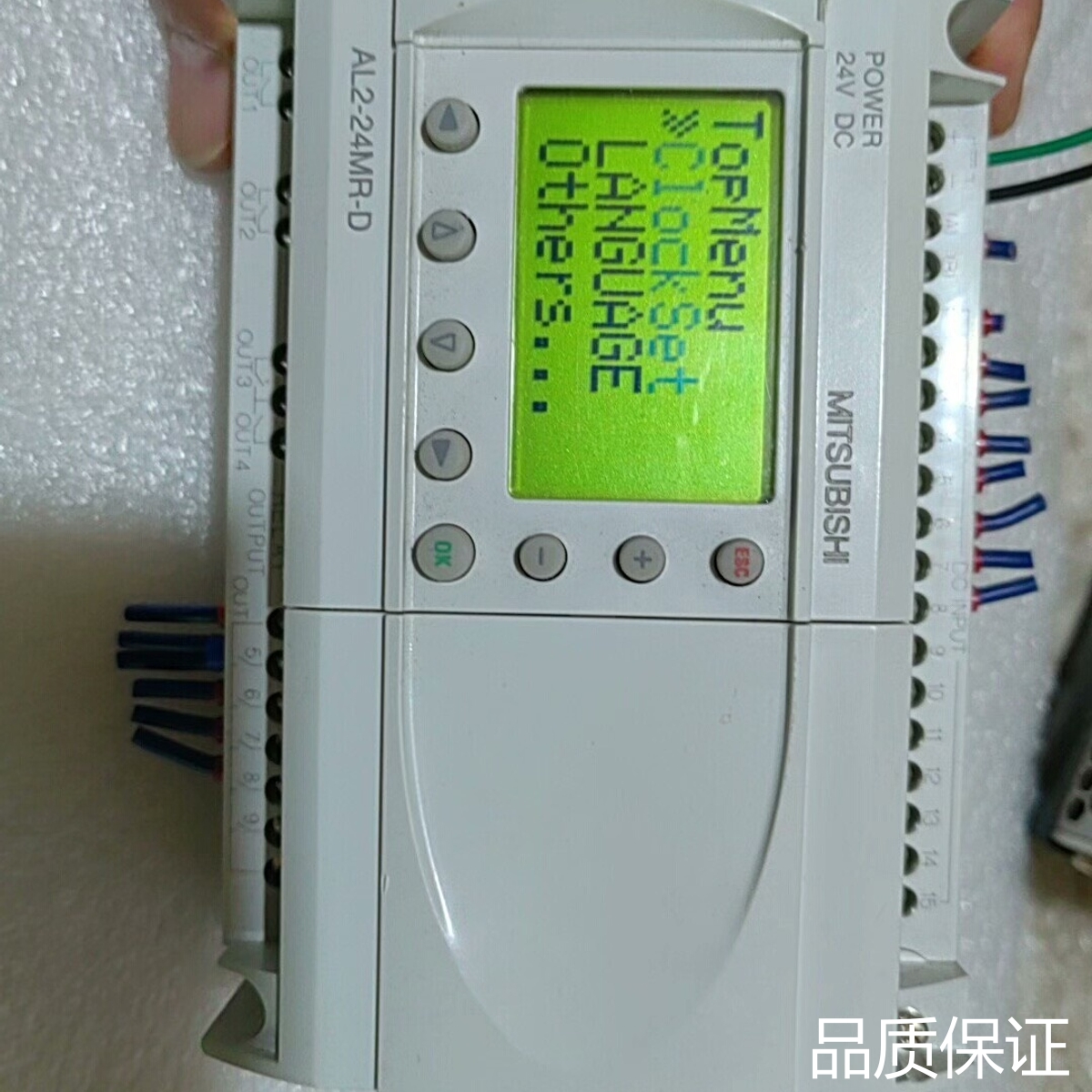 适配AL2-24MR-D三菱控制器，正品件一个，成色议价