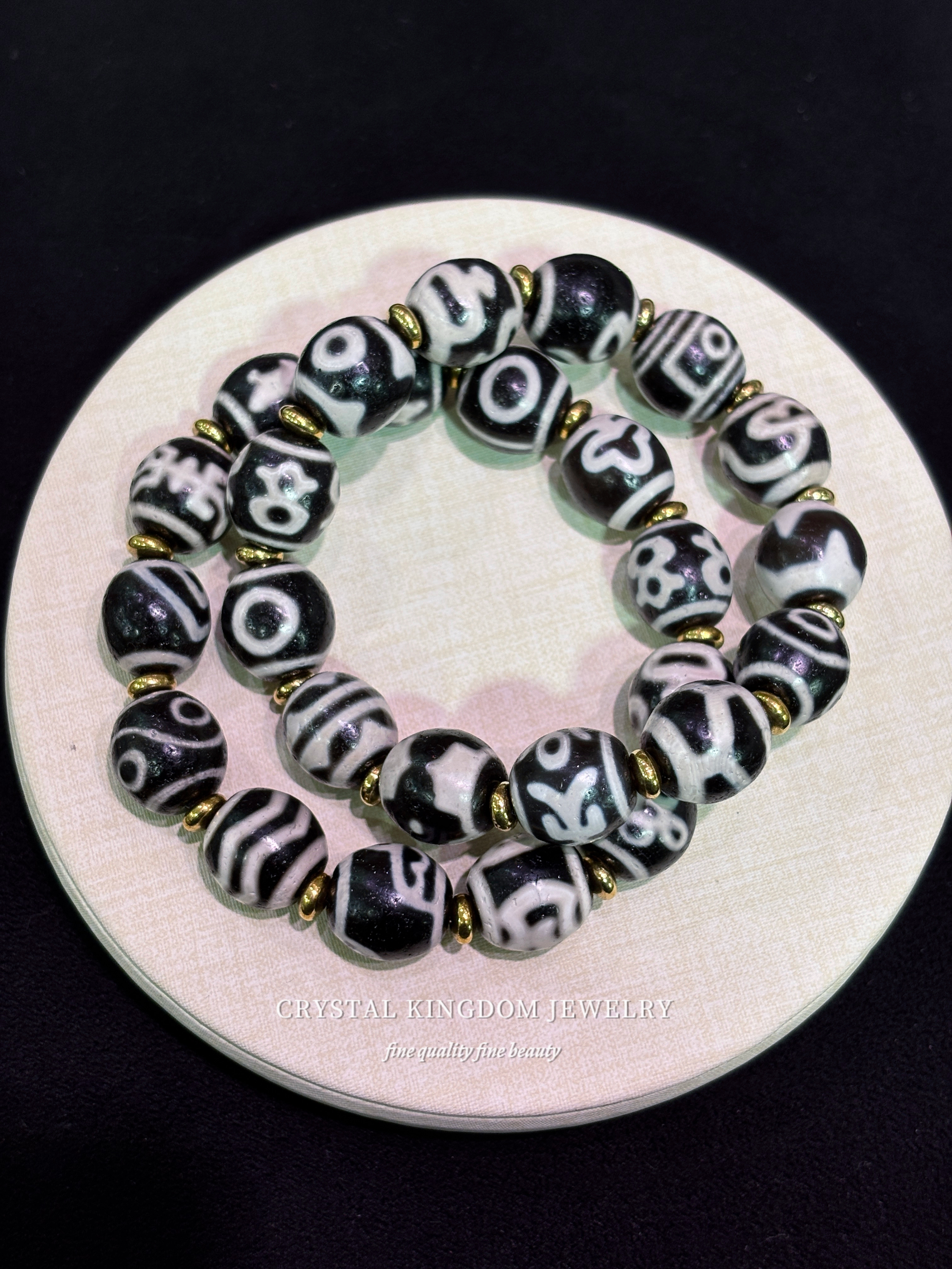 天然玛瑙手串藏式多宝天珠苹果珠手链文玩男士情侣首饰礼物文艺