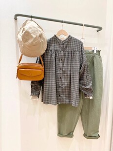 显瘦百搭春夏2025日系贵牌软糯舒适森系宽松长袖女款衬衫外套棉布