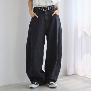 日本贵牌立体剪裁宽松纯棉四季 可穿牛仔裤