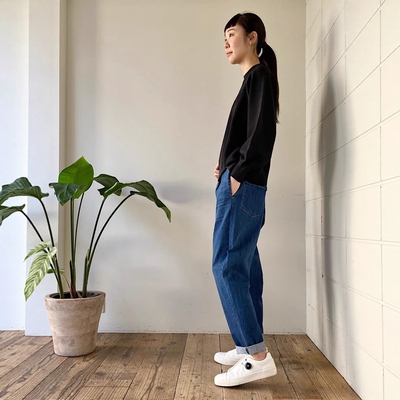 显瘦2.7日元日本弹力牛仔哈伦裤