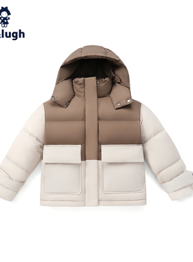 【反季清仓】allolugh阿路和如冬季羽绒服保暖鸭绒厚款中小童短款