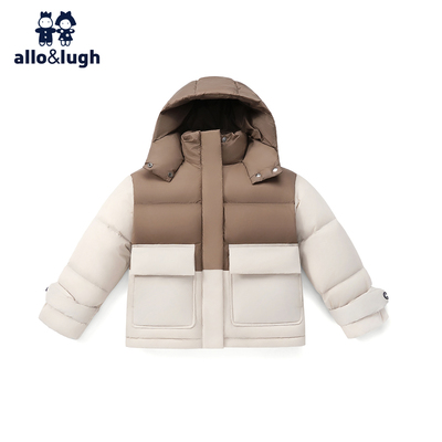 【清仓】allolugh阿路和如冬季羽绒服保暖鸭绒厚款中小童短款