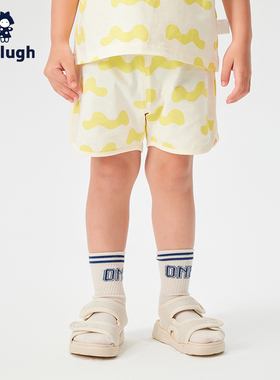 【断码清仓】阿路和如allolugh夏季休闲男童短裤子休闲运动可爱