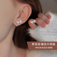999足银锦鲤耳钉螺旋拧扣睡觉免摘耳环2025新款 Z小姐 鲤想主义