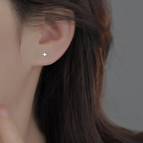 Z小姐足银日韩女生耳钉