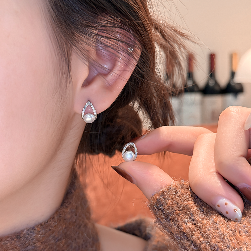 Z小姐三角珠珠耳扣小众设计气质轻奢高级感耳环2026新款爆款耳饰,饰品/流行首饰/时尚饰品新,耳钉,淘宝优惠券,粉丝福利购,淘宝优惠卷