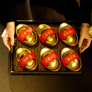 2026新年礼盒包装盒饼干糖果马年金元宝铁礼品盒牛轧糖雪花酥年货