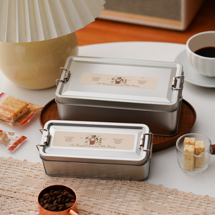 复古搭扣饼干盒曲奇铁盒雪花酥牛轧糖烘焙凤梨酥糖果包装 盒子礼盒