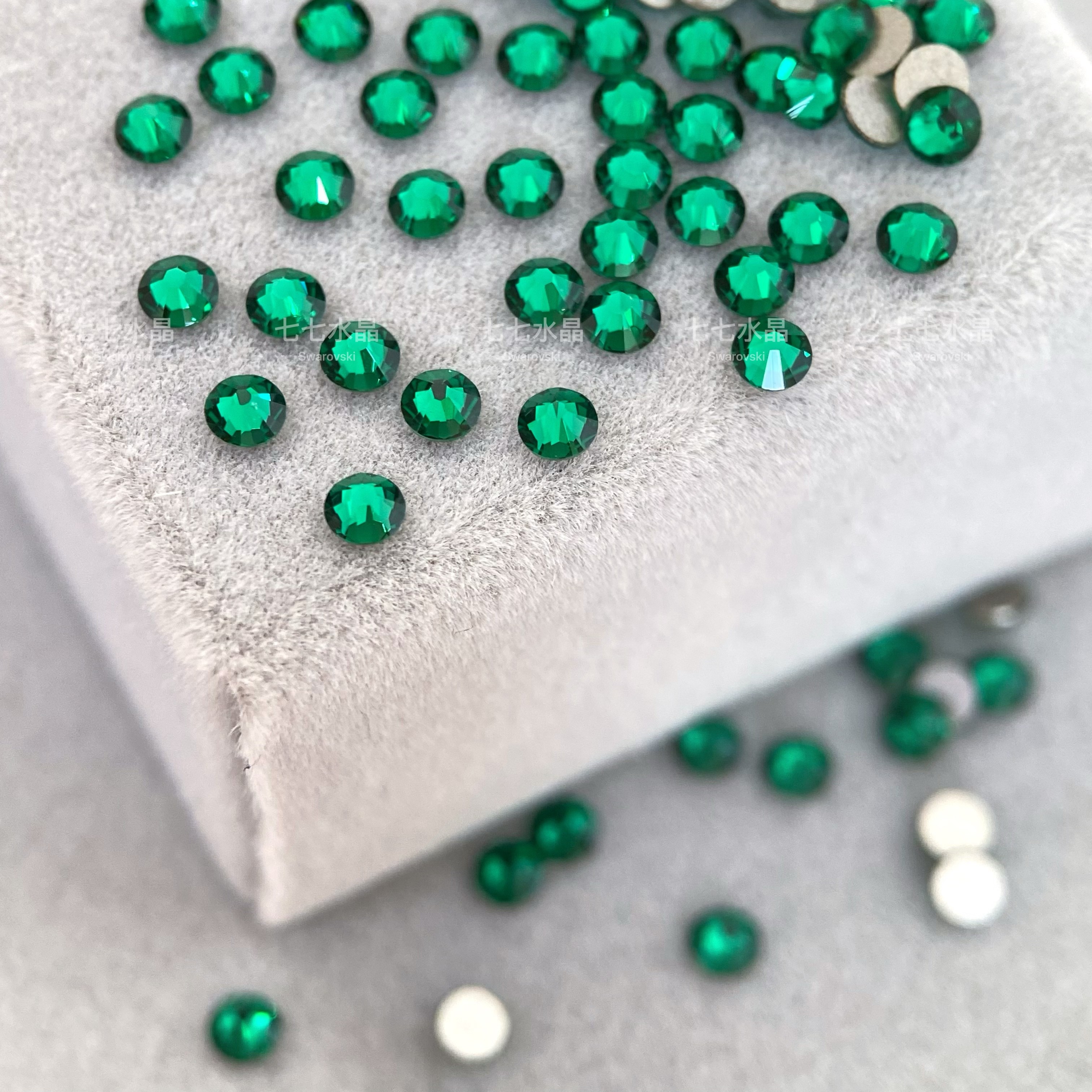正品施家水晶华子2058平底圆钻336帝王绿美甲饰品宠物发夹diy,彩妆/香水/美妆工具,指甲装饰,淘宝优惠券,粉丝福利购,淘宝优惠卷