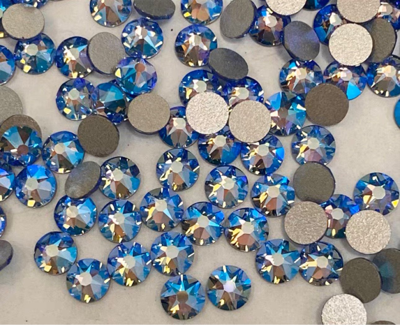 华子正品施家水晶2058平底圆钻DIY饰品贴钻水钻211SHIM闪烁蓝美甲,彩妆/香水/美妆工具,指甲装饰,淘宝优惠券,粉丝福利购,淘宝优惠卷