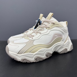 安踏陨石加绒保暖高帮皮面二棉鞋女冬季加厚运动休闲鞋122448986