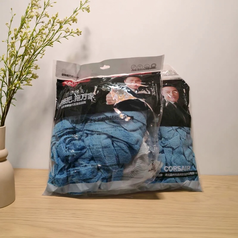 旋转替换头纯棉透气尘推头