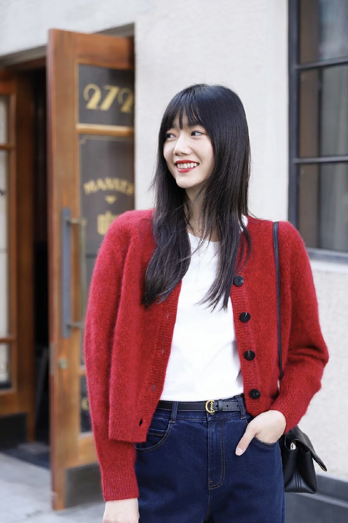 2026新款早春款名媛时尚百搭简单明了长袖针织开衫上衣女
