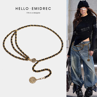 跳舞配饰爵士腰带Y2K亚文化腰链