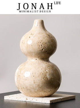 天然大理石葫芦摆件~玄关