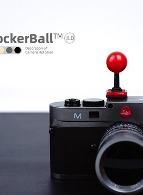 小红球热气球单反相机微单热靴保护盖卡通佳能5D4 90D可爱200D尼康富士XT30 XT5 4 3索尼A7M3 R5 A9徕卡配件