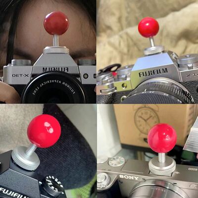 适合leica徕卡XVario M X2 M9-P typ113莱卡T Q116热靴盖VLUX4小红球创意卡通Q2 Q3 QB X2 M9/10/11 D-LUX7/8