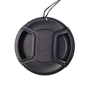 佰卓58mm 40.5 82 77 72 67 62 55 52 49 43 37 46相机镜头盖中捏无字盖防丢绳佳能单反微单索尼富士尼康松下