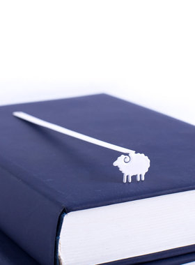 乌克兰Dmitriy高级感小羊动物文艺金属书签文创简约励志创意礼物